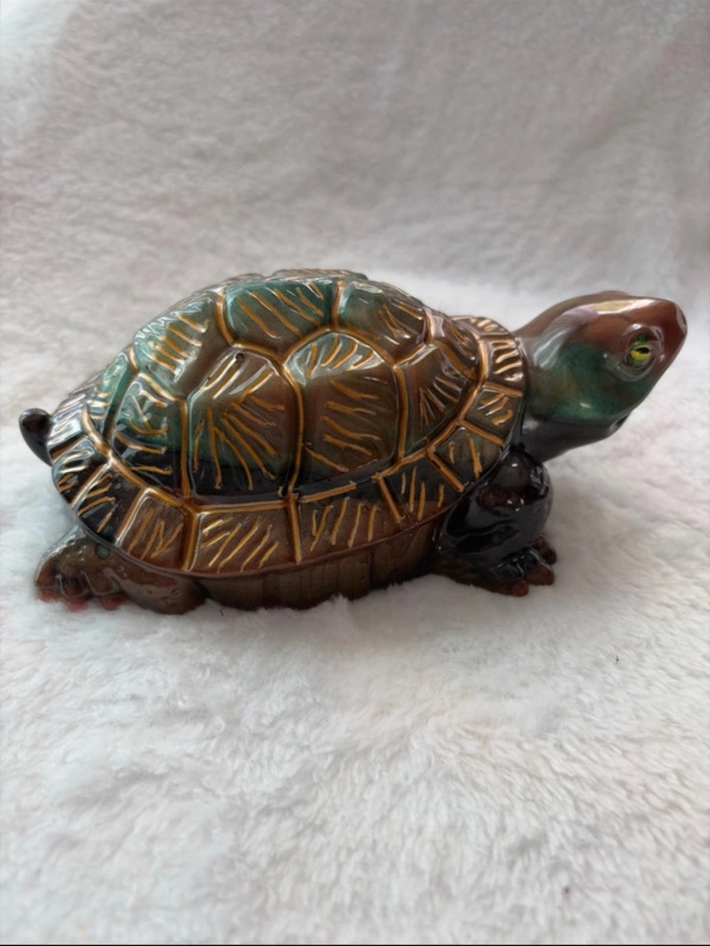 Handmade Resin Turtle